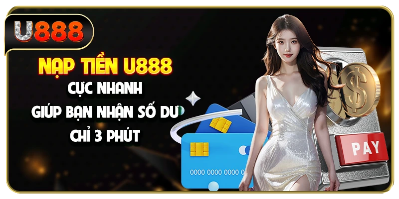 Nạp Tiền U888 Cực Nhanh Giúp Bạn Nhận Số Dư Chỉ 3 Phút